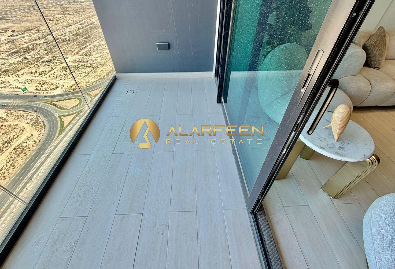 Furnished 1BR | Binghatti Onyx JVC | Skyline view photo 8