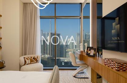 Apartment - 2 - 2 for rent in Peninsula Two - Peninsula - Business Bay - Dubai