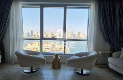 Apartment - 2 Bedrooms - 3 Bathrooms for sale in Al Dana Tower - Al Majaz 3 - Al Majaz - Sharjah