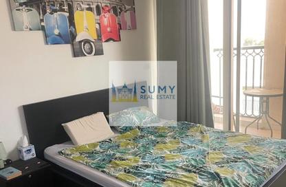 Apartment - Studio - 1 for rent in Spanish Tower - Dubai Sports City - Dubai