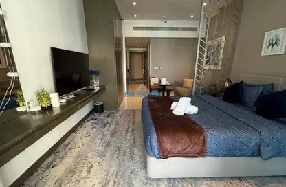 Apartment - 1 Bathroom for rent in Damac Maison Prive A - Damac Maison Prive - Business Bay - Dubai