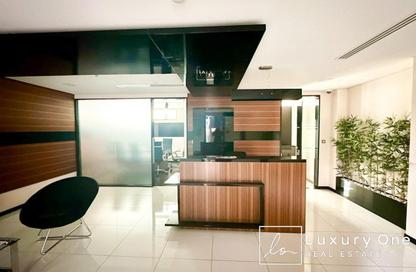 Office Space - Studio - 1 Bathroom for rent in Clover Bay Tower - Business Bay - Dubai