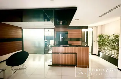 Office Space - Studio - 1 Bathroom for rent in Clover Bay Tower - Business Bay - Dubai