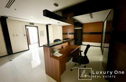 Office Space - Studio - 1 Bathroom for rent in Clover Bay Tower - Business Bay - Dubai