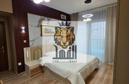 Apartment - 1 Bedroom - 2 Bathrooms for rent in Oasis Tower - Al Rashidiya 1 - Al Rashidiya - Ajman
