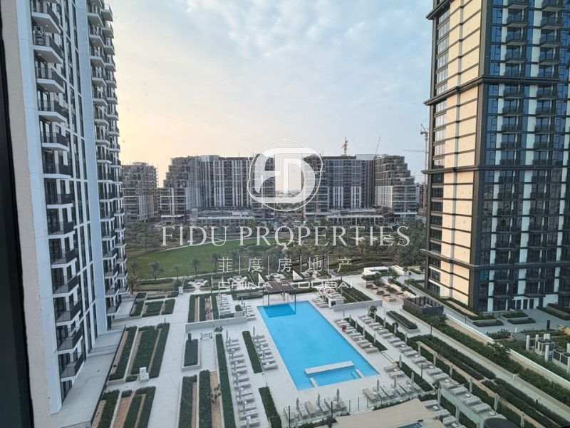 Pool And Park View | Modern Finish