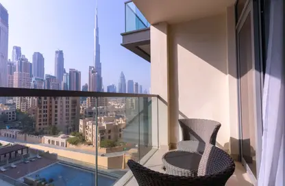 شقة - غرفة نوم - 2 حمامات للايجار في بلفيو برج 2 - أبراج بلفيو - وسط مدينة دبي - دبي