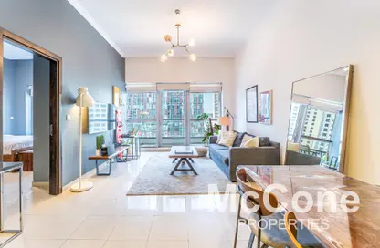 Apartment - 1 Bedroom - 2 Bathrooms for rent in Central Tower - Bay Central - Dubai Marina - Dubai