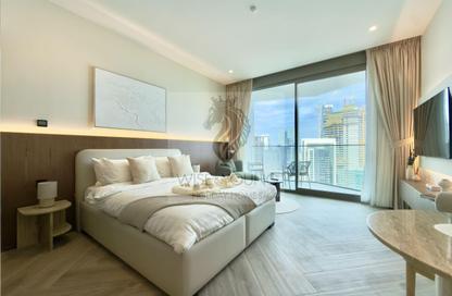 Apartment - Studio - 1 Bathroom for rent in Peninsula Three - Peninsula - Business Bay - Dubai