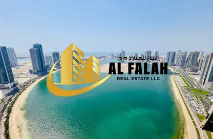 Apartment - 3 Bedrooms - 5 Bathrooms for rent in Beach Tower 1 - Al Khan Lagoon - Al Khan - Sharjah