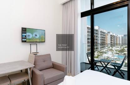Apartment - Studio - 1 Bathroom for rent in Azizi Riviera 19 - Azizi Riviera - Meydan One - Meydan - Dubai