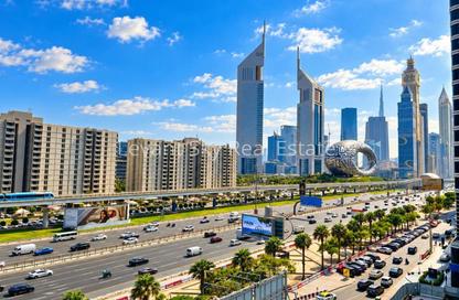 Half Floor - Studio - 5 for rent in Park Place Tower - Sheikh Zayed Road - Dubai