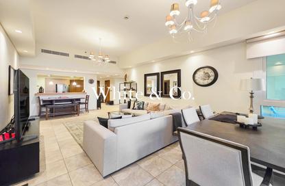 Apartment - 3 Bedrooms - 4 Bathrooms for rent in Marina Residences 4 - Marina Residences - Palm Jumeirah - Dubai